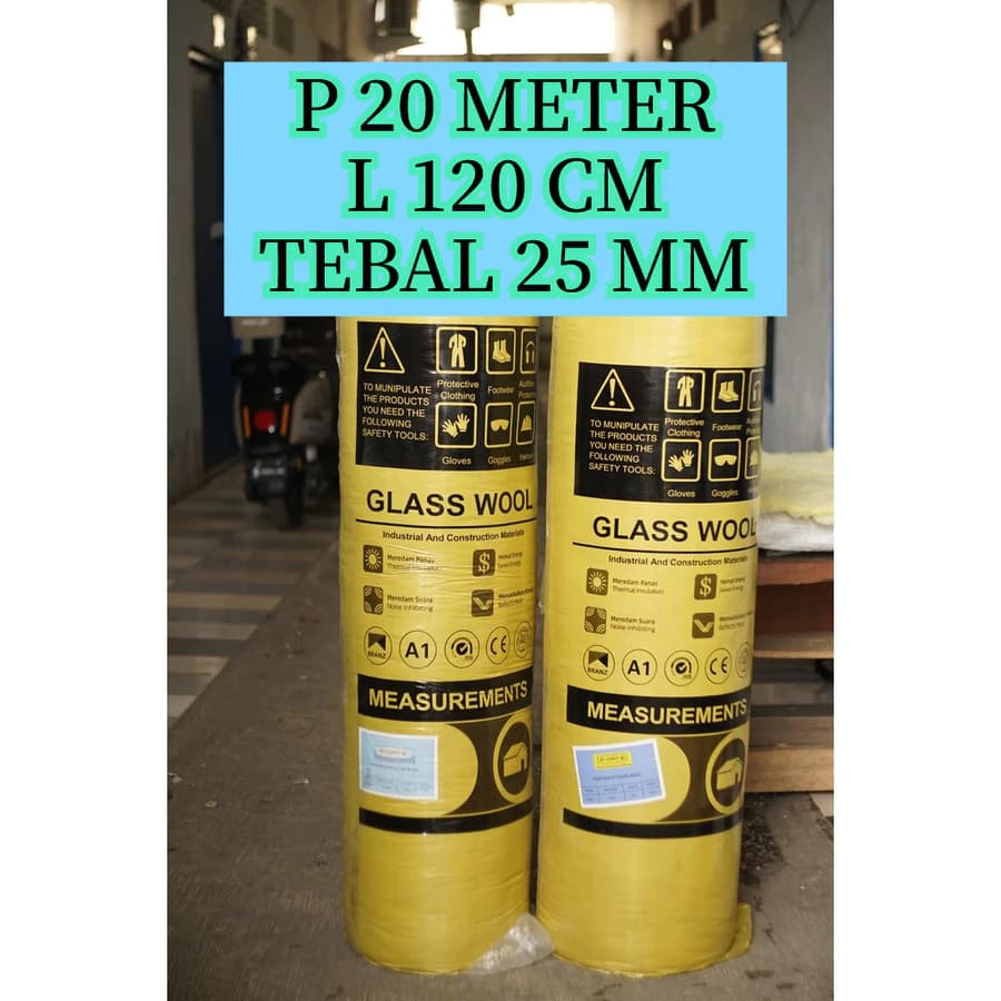 GLASSWOOL PANJANG 20 METER