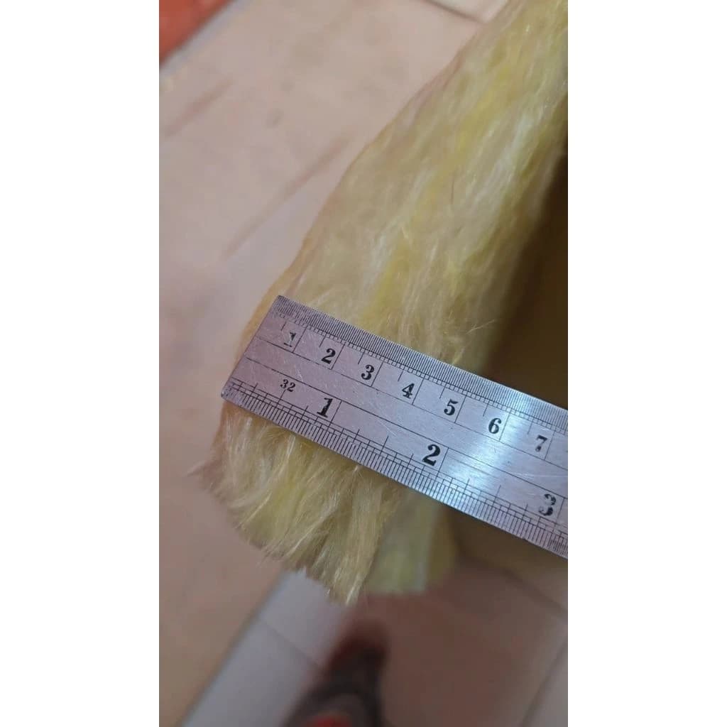 DENSITI 16KG/M3 Panas Insulasi Density Suara Peredam Kuning 120cm Roll Gasbul Glasswool - gambar 2